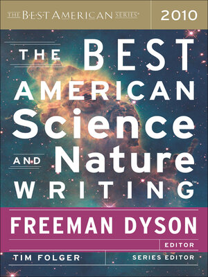 cover image of The Best American Science and Nature Writing 2010